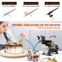 VEVOR Airbrush Kit, Professional Airbrush Set with Compressor, Airbrushing System Kit with Multi-Purpose Dual-Action Gravity Feed Airbrushes, Art Nail Cookie Tatto