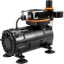 VEVOR Airbrush Kit, Professional Airbrush Set with Compressor, Airbrushing System Kit with Multi-purpose Dual-action Gravity Feed Airbrushes, Art Nail Cookie Tattoo Makeup Cake Decorating Spray Model
