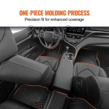 Automotive Floor Mats Fits for Toyota Camry 2018-2024 3 pcs TPE Liners