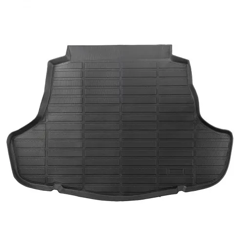 Tapis De Coffre Sur Mesure Toyota Camry Hybrid 2018-2025 - TPE Noir Antidérapant - Imperméable Et Facile à Nettoyer - 3