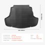 VEVOR Cargo Mat All Weather TPE Custom Fit for Toyota Camry 2018-2025 Hybrid