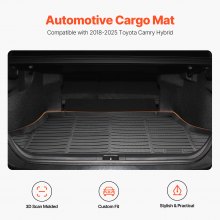 Cargo Mat All Weather TPE Custom Fit for Toyota Camry 2018-2025 Hybrid