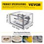 VEVOR CNC 3018 PRO Router Machine, GRBL Control 3-Axis Milling Engraver Engraving Machine, DIY CNC Router Kit with Transparent Enclosure, Offline Controller, for Wood Acrylic Plastic PCB PVC Carving