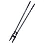 VEVOR Post Hole Digger, Heavy Duty Post Hole Digger with Fiberglass Handle, Manual Hole Digger with Scale Markings and Metal Blade, Post Hole Digger Tool for Digging Gardening and Outdoors, 57.5-Inch