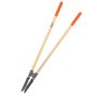 VEVOR Post Hole Digger, Heavy Duty Post Hole Digger with Wood Handle, Manual Hole Digger with Scale Markings and Metal Blade, Post Hole Digger Tool for Digging Yard Work Gardening Outdoors, 57.5-Inch