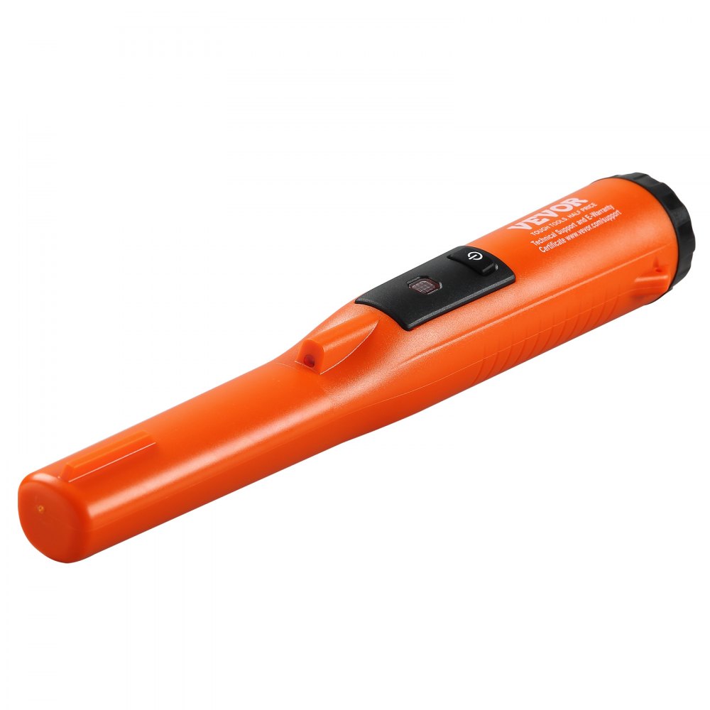 VEVOR Metal Detector Pinpointer, IP68 Fully Waterproof Handheld Pin Pointer Wand, 114mm/4.5" Detection Depth, 3 Modes, Professional Treasure Hunting Probe with Holster and 9V Battery, for Adults and Kids