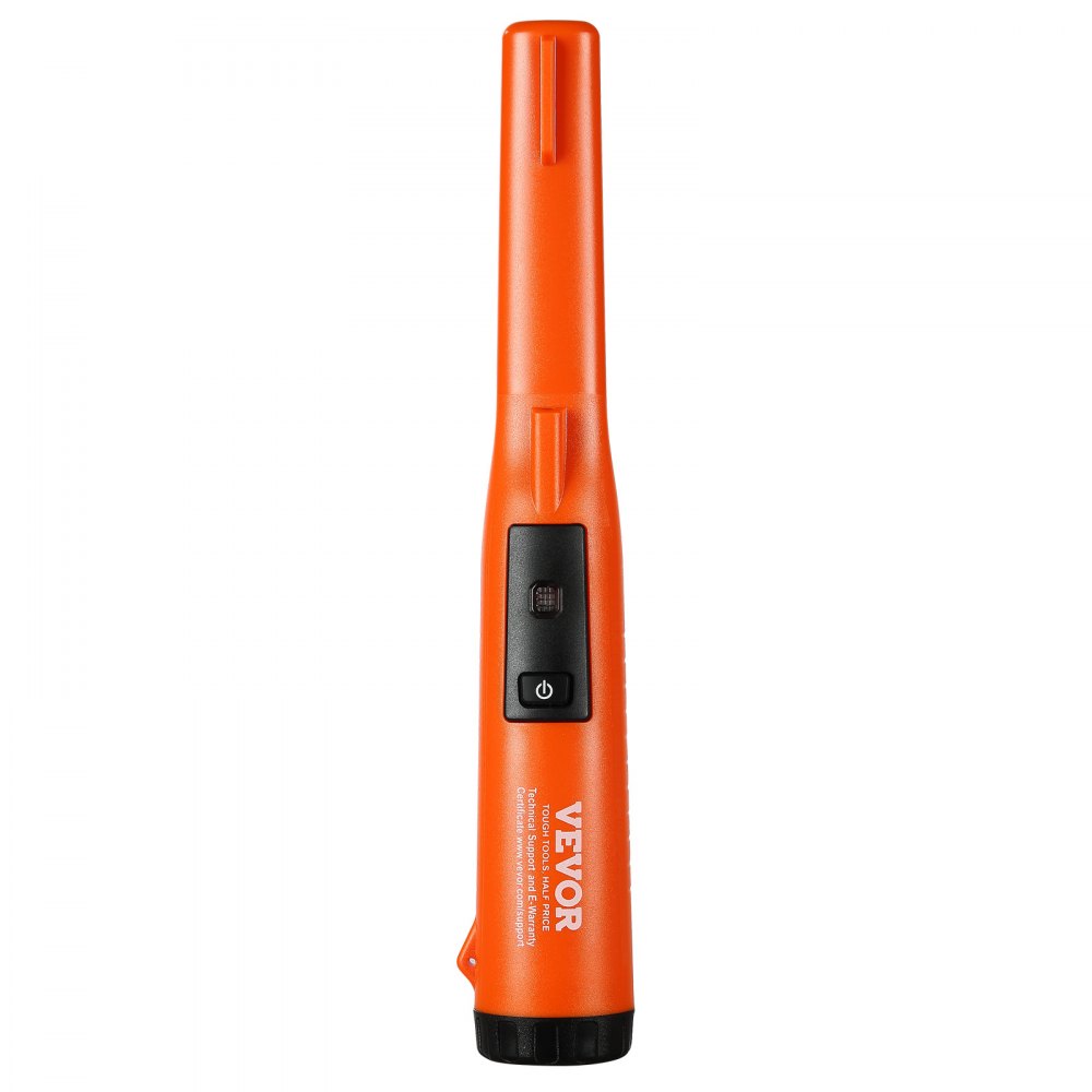 VEVOR Metal Detector Pinpointer, IP68 Fully Waterproof Handheld Pin Pointer Wand, 4.5" Detection Depth, 3 Modes, Professional Treasure Hunting Probe with Holster and 9V Battery, for Adults and Kids