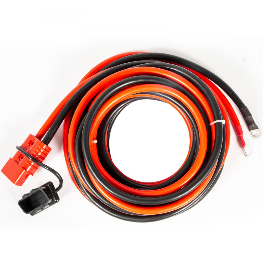 VEVOR Winch Wiring Kit 2 Gauge 32 FT Winch Quick Connect Power Cable, Universal Hi-Amp Wiring Kit, Power Disconnect Jumper Cable Connector Kit, Winch Power Cable Kit for Trailer/ Truck Winch/ ATV