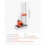 VEVOR Dust Collector, 1100 CFM 2.5 Micron Vortex Cone Dust Collectors, 1.5HP Sawdust Collection System with132.5L Dusts Collector Bag & 159L Filter Bag, 2800 RPM High Speed, for Wood Chips