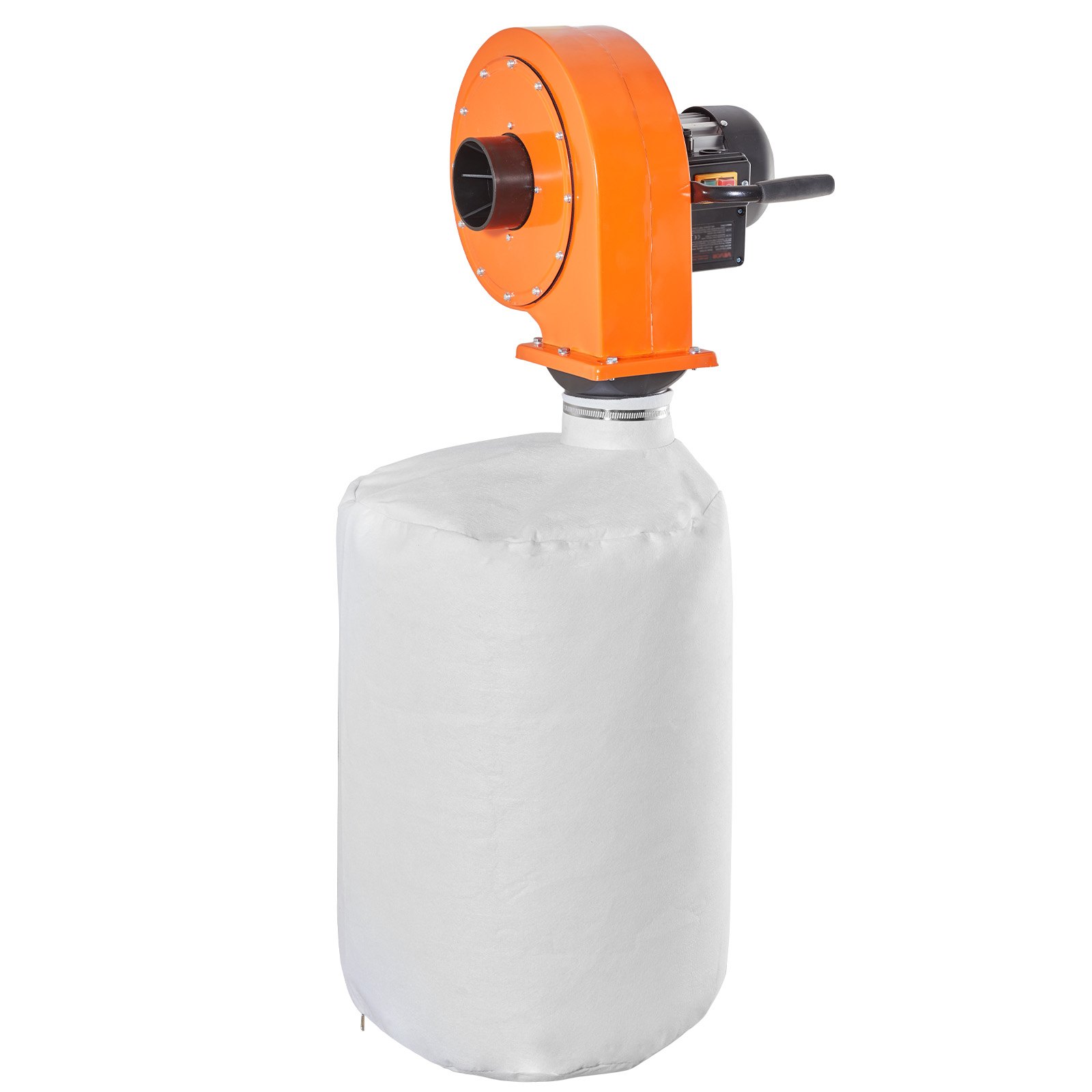 VEVOR Dust Collector, Wall Mount Dust Collector 1 HP, 560 CFM Woodworking Dusts Collectors with 2.5 Micron Dusts Collectors Bag, Sawdust Collector for Woodworking/Workshop, Industrial Factories