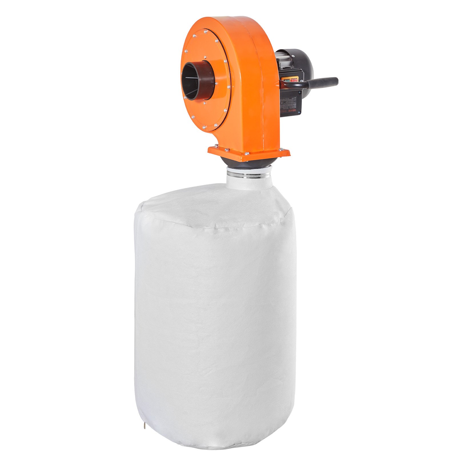 VEVOR Dust Collector, Wall Mount Dust Collector 1 HP, 560 CFM Woodworking Dusts Collectors with 2.5 Micron Dusts Collectors Bag, Sawdust Collector for Woodworking/Workshop, Industrial Factories