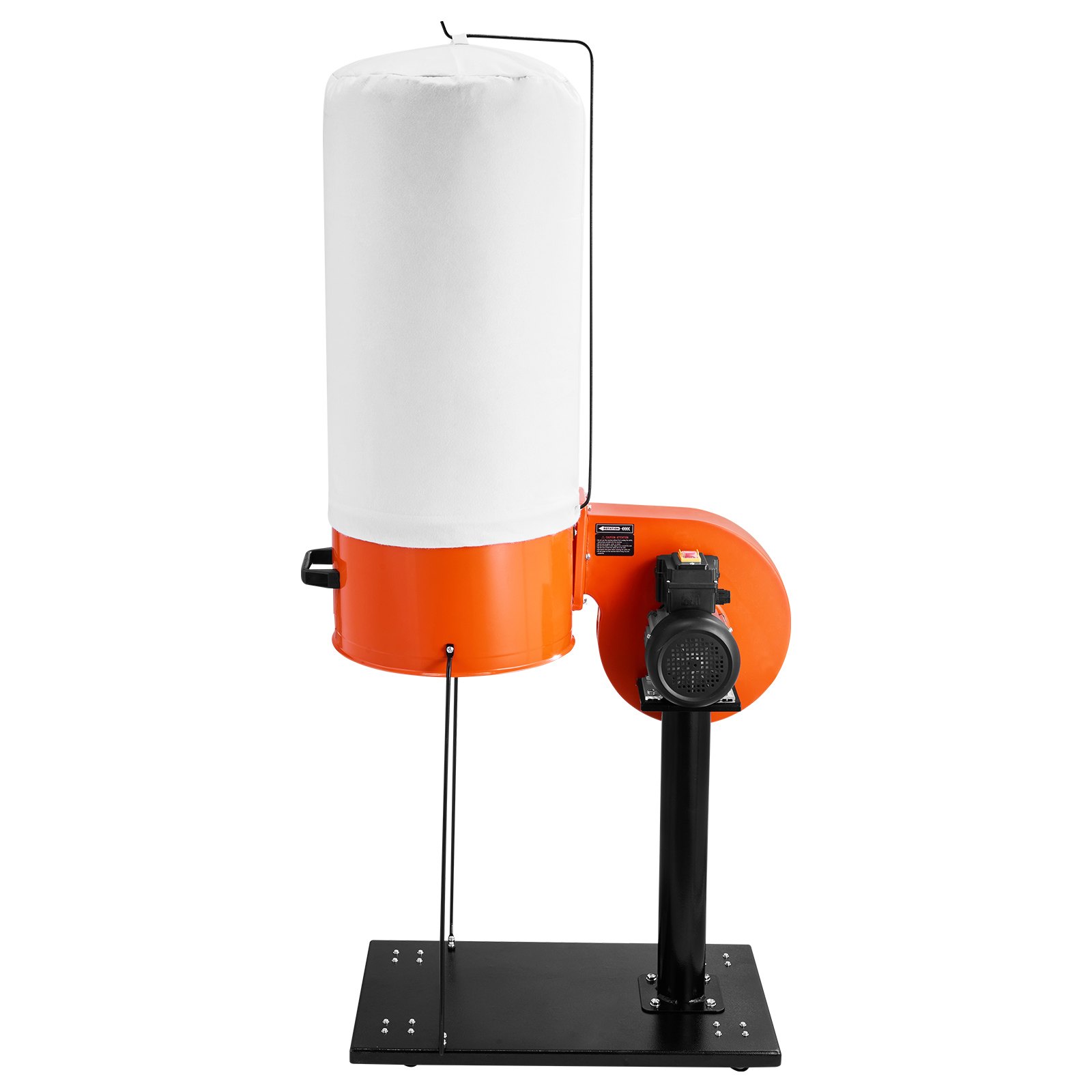 VEVOR Dust Collector, 800 CFM 2.5 Micron Vortex Cone Dust Collectors, 1HP Sawdust Collection System with 60L Dusts Collector Bag, Filter Bag, and Casters, 2800 RPM High Speed, for Woodworking
