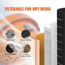 Systém zberu prachu VEVOR: 1450 W zberač prachu Media Reclaimer s kapacitou 1,8 galónu – univerzálne vhodný pre skrinky pieskovačov a blasterov médií