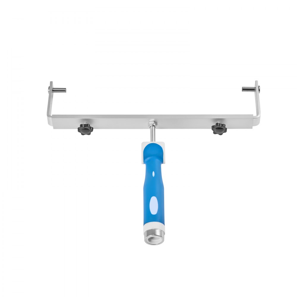 VEVOR 18 Inch Paint Roller Frame, 12-18 in Adjustable Frame with Marked Scale, Lightweight Painting Supplies for Wall House Homes, Metal Roller Tool for Large-Scale Painting Projects, Blue & Silver