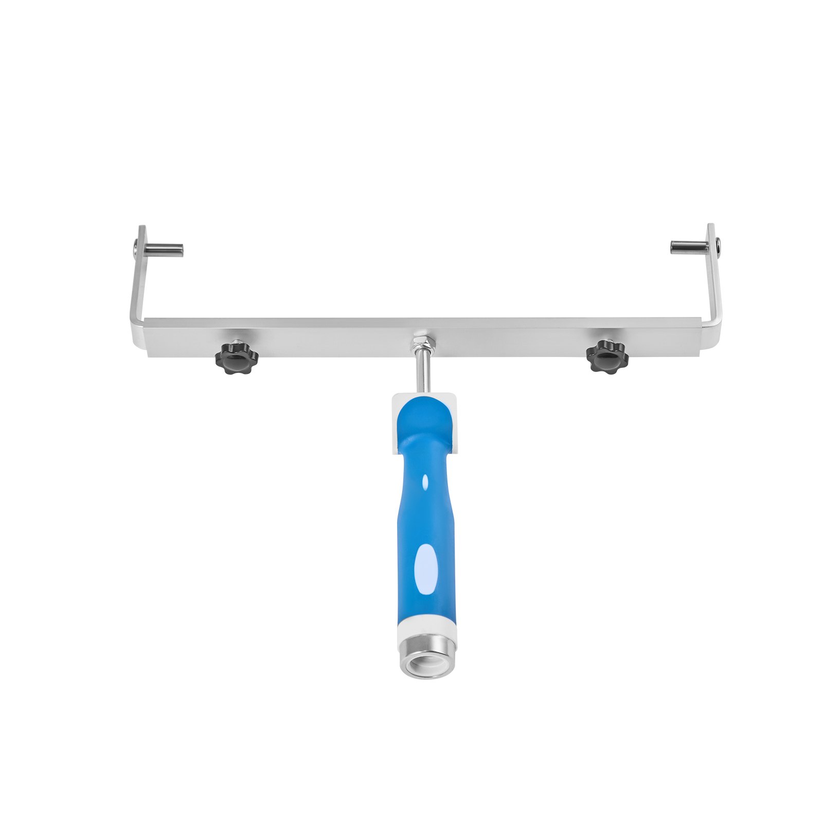 VEVOR 18 Inch Paint Roller Frame, 12-18 in Adjustable Frame with Marked Scale, Lightweight Painting Supplies for Wall House Homes, Metal Roller Tool for Large-Scale Painting Projects, Blue & Silver