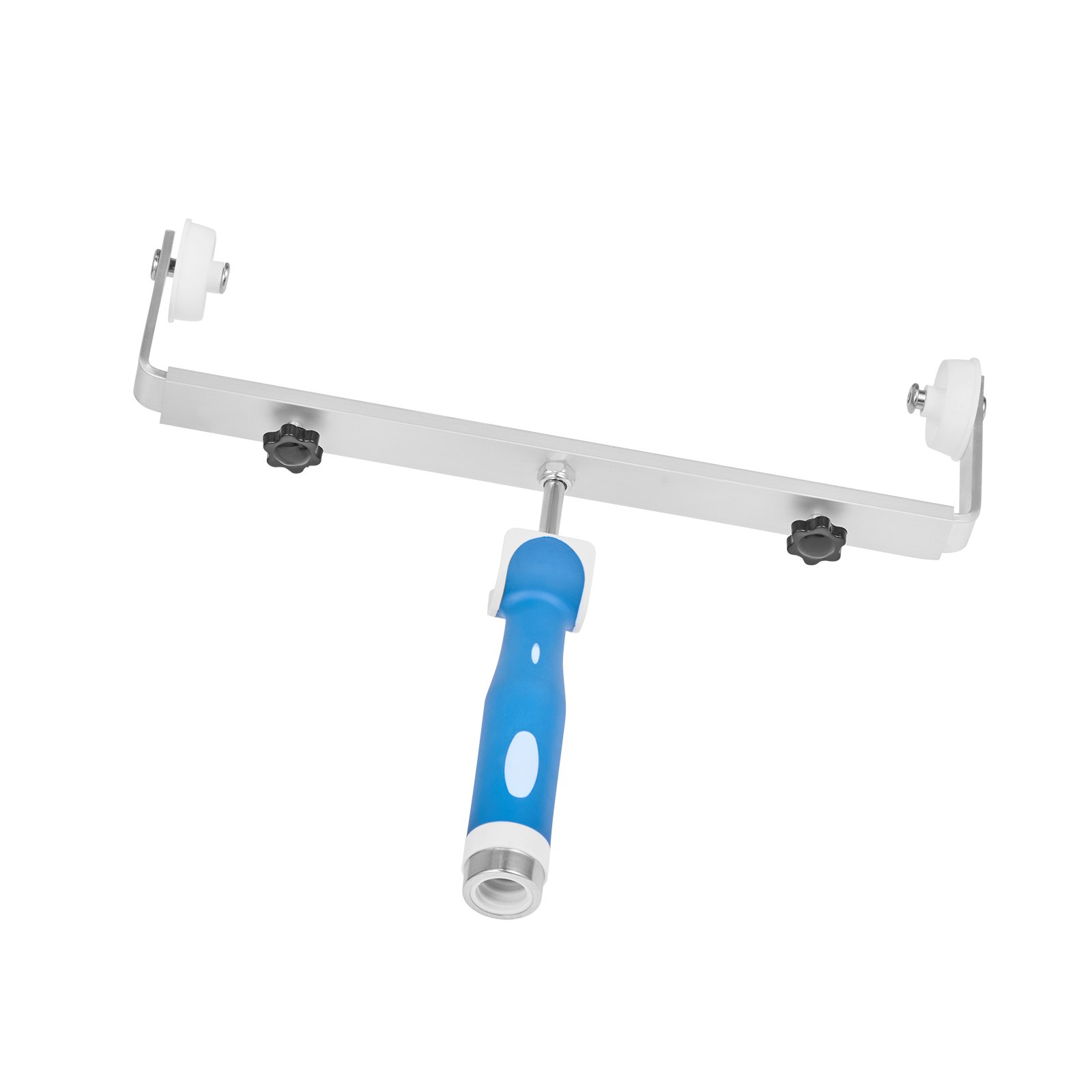 VEVOR 18 Inch Paint Roller Frame, 12-18 in Adjustable Frame with Marked Scale, Lightweight Painting Supplies for Wall House Homes, Metal Roller Tool for Large-Scale Painting Projects, Blue & Silver