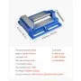 VEVOR Drill Press Vise, 4 Inch Jaw Width, Portable Bench Vise, Slotted Base for Easy Installation, Durable Cast Iron Construction, Workbench Vice, for Woodworking, Metalworking, Drilling, and Cutting