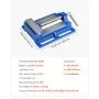 VEVOR Drill Press Vise, 6 Inch Jaw Width, Portable Bench Vise, Slotted Base for Easy Installation, Durable Cast Iron Construction, Workbench Vice, for Woodworking, Metalworking, Drilling, and Cutting