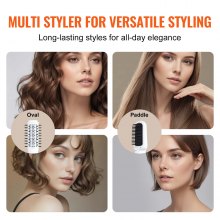 Escova secadora de cabelo VEVOR Ionic Hot Air Styler com 2 escovas para secagem e volume