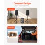 2 X 8 in Speakers Portable PA System 300W Mixer Bluetooth Mic for DJ Party