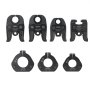 Kit de prensado VEVOR VMP de 7 piezas de 1/2" a 2" - 3 mordazas de prensado, 3 anillos de prensado, 1 actuador - Compatible con tubos de acero al carbono Megapress, funciona con herramientas de prensado estándar de 32 kN - con estuche