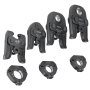Kit de prensado VEVOR VMP de 7 piezas de 1/2" a 2" - 3 mordazas de prensado, 3 anillos de prensado, 1 actuador - Compatible con tubos de acero al carbono Megapress, funciona con herramientas de prensado estándar de 32 kN - con estuche