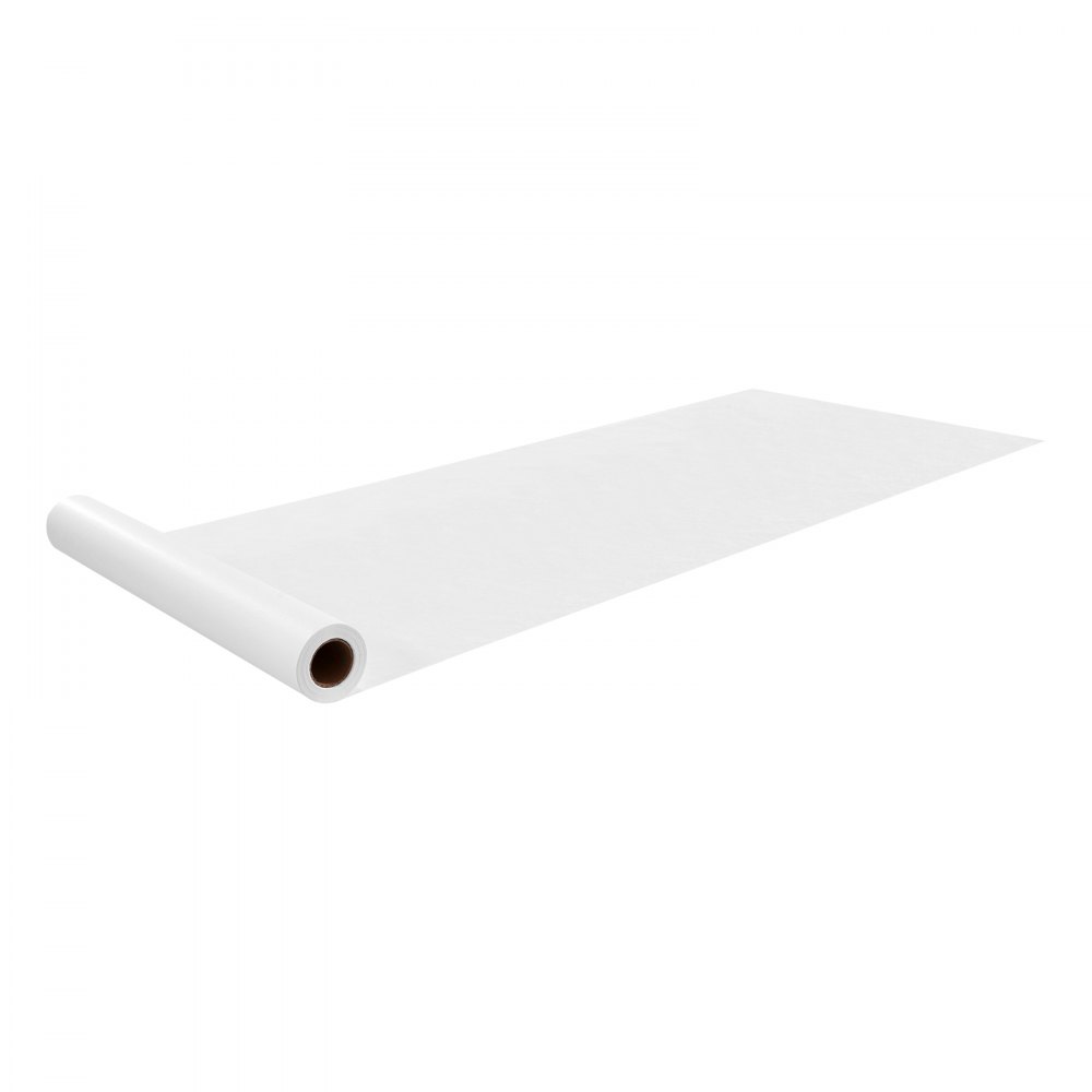 VEVOR Medical Exam Table Paper, 21" x 225 ft Smooth Barrier Cover Rolls(12 Pcs), Disposable Bed Table Sheet Cover, Ideal for Spas, Daycares, Doctors, Chiropractors, Examination & Massage Tables, White