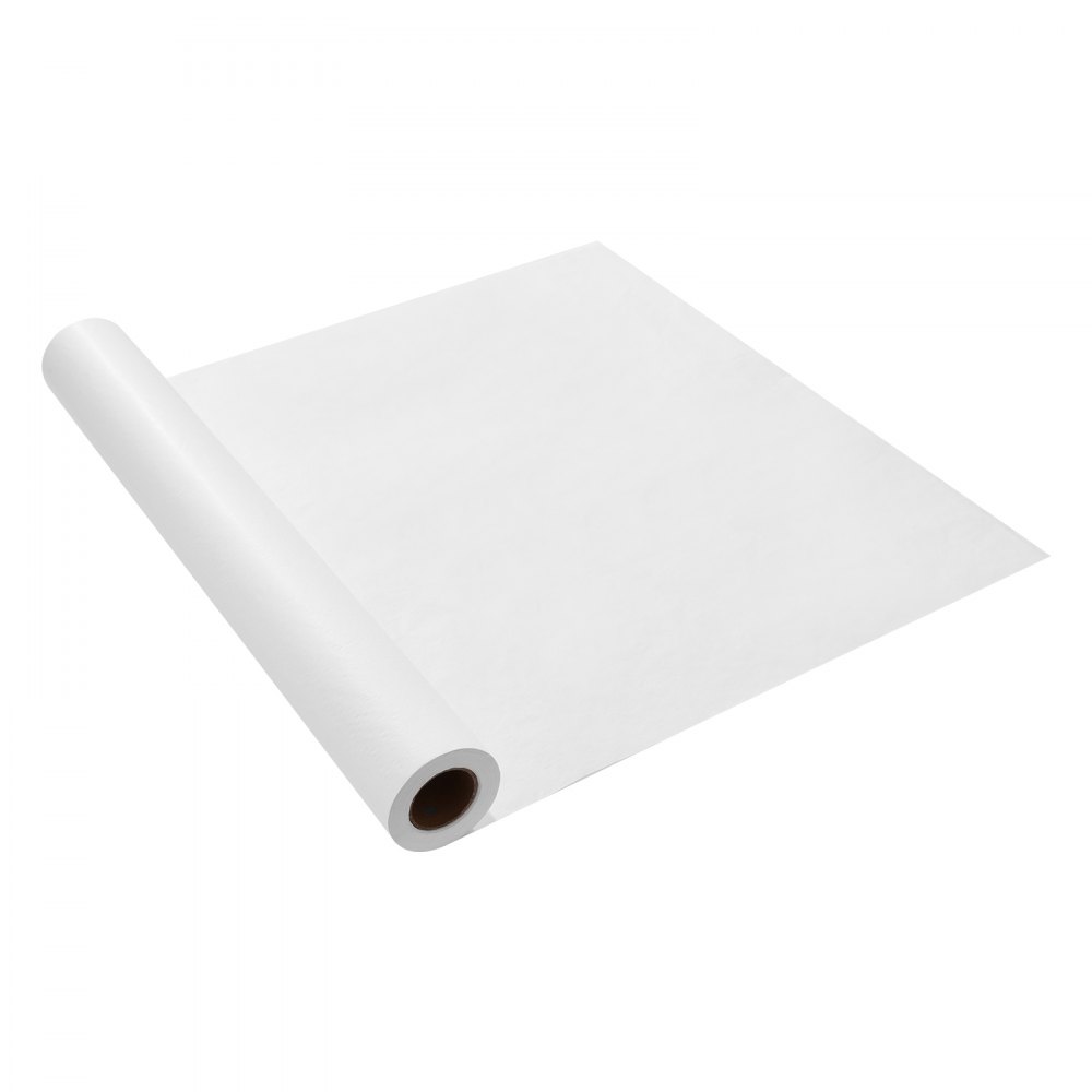 VEVOR Medical Exam Table Paper, 21" x 225 ft Smooth Barrier Cover Rolls(12 Pcs), Disposable Bed Table Sheet Cover, Ideal for Spas, Daycares, Doctors, Chiropractors, Examination & Massage Tables, White