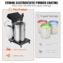VEVOR Powder Coating System, 40 W 100KV Electrostatic Output Powder Coating Kit with 50L Powder Hopper, 450g Per Minute Powder Coating Machine with Spray Gun and Trolley Base, for Indoor and Outdoor