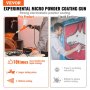 VEVOR Powder Coating System, 50KV Electrostatic Output Powder Coating Kit with Spray Gun, Foot Switch, Nozzles and Powder Cups, Powder Coating Equipment for Home DIY and Commercial Production