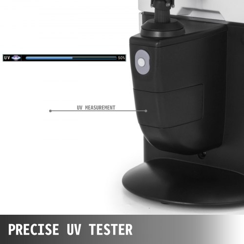 VEVOR JD-2600A 7" LCD Touch Screen Focimeter New Digital Auto Lensmeter Lensometer Focimeter Lens Meter PD UV Printer PD Meter