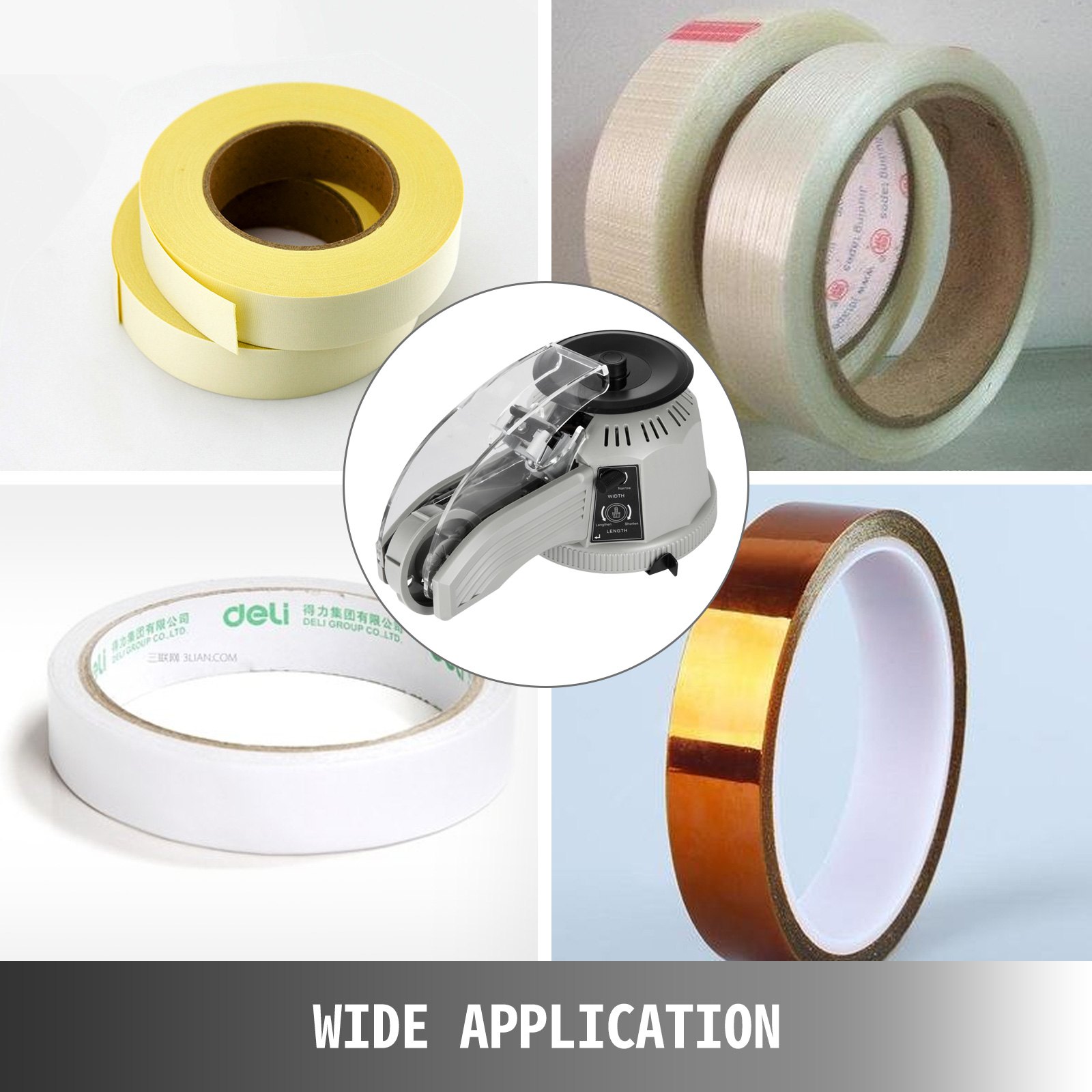 VEVOR Adhesive Tape Dispenser Tape Cutter 160W Environmental MICRO-COMPUTER