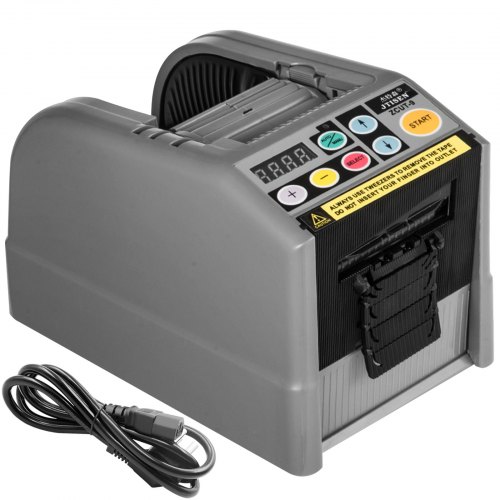 VEVOR Zcut-9 Automatic Tape Dispenser Adhesive Electric Tape Cutter Packaging Machine Tape Cutting Machine 6-60mm Tape Width