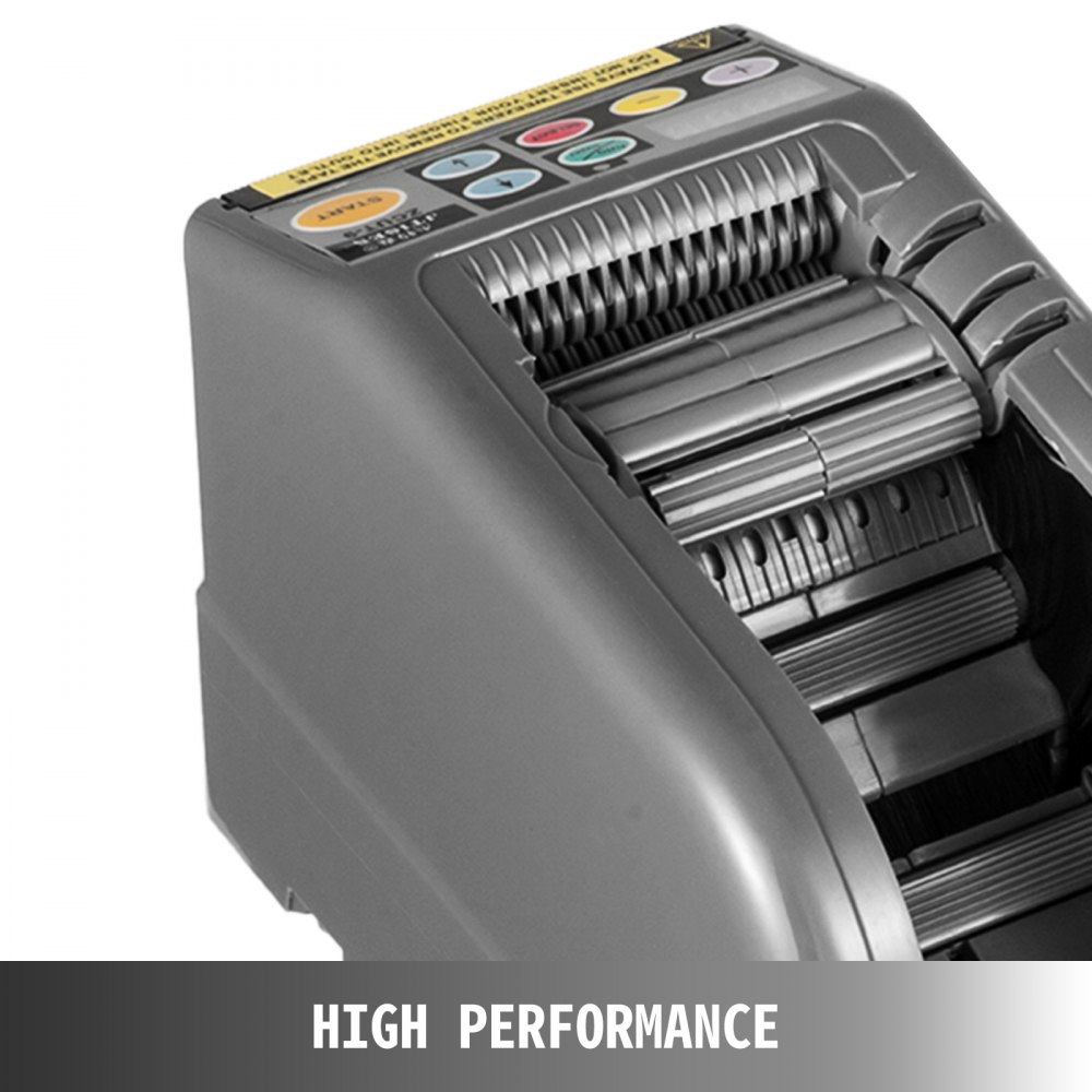 VEVOR ZCUT-9 Automatic Electric Tape Dispenser Adhesive Cutter Packaging Machine 25W Anti-static ABS Automatic Tape Dispenser