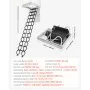 VEVOR Attic Ladder, 660LBS/299.4KG Capacity, Fits 9.5 to 10.2 ft Ceiling Height and 39.4 x 27.5 inch Opening Size, Alloy Steel Pull-Down Retractable Ceiling Stair with Pulling Rod for Attic Loft Roof