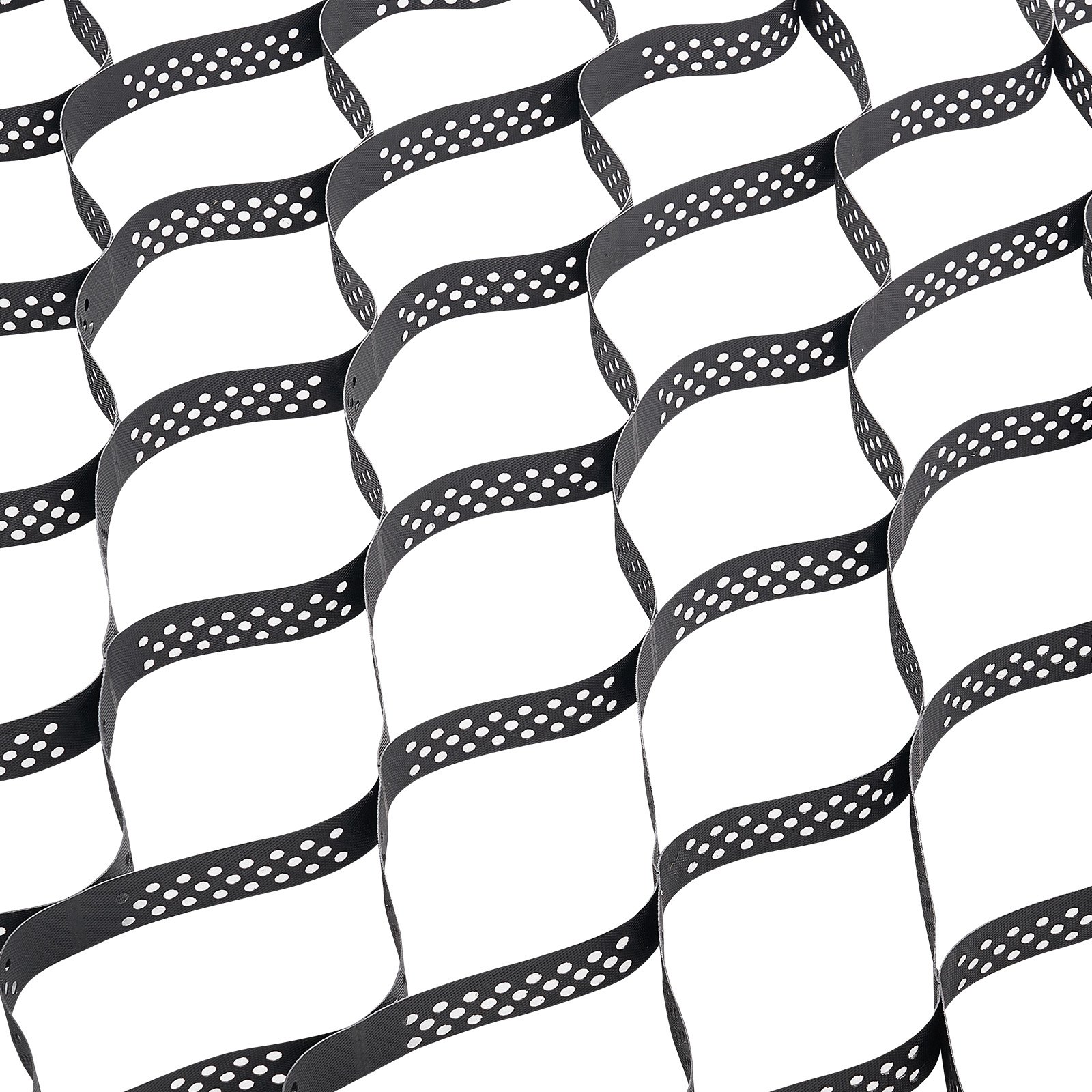 VEVOR Gravel Grid, 2 Inch Depth, 17.06 x 8.86 FT / 5200 x 2700 mm, 1880 LBS Per Sq ft Grass Ground Retainer, Permeable Geo Grids Driveway Stabilization, for Garden, Patio, Walkway, RV Parking Slopes