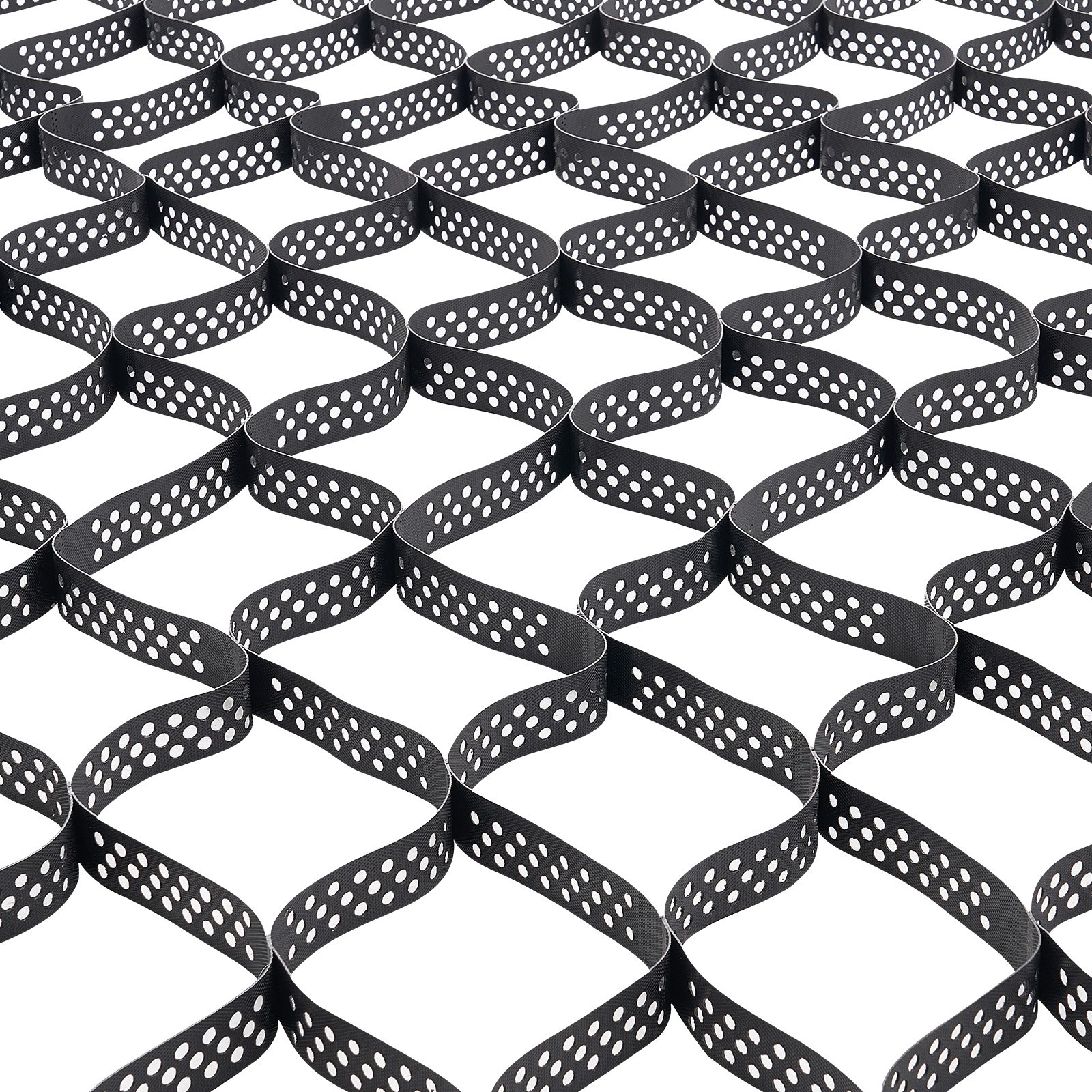 VEVOR Gravel Grid, 2 Inch Depth, 17.06 x 8.86 FT / 5200 x 2700 mm, 1880 LBS Per Sq ft Grass Ground Retainer, Permeable Geo Grids Driveway Stabilization, for Garden, Patio, Walkway, RV Parking Slopes