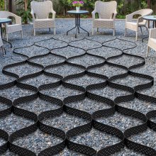 Ground Grid 3-Inch Depth Geocell Grid 24.93x9.52 FT / 7600x2900 mm for Gravel
