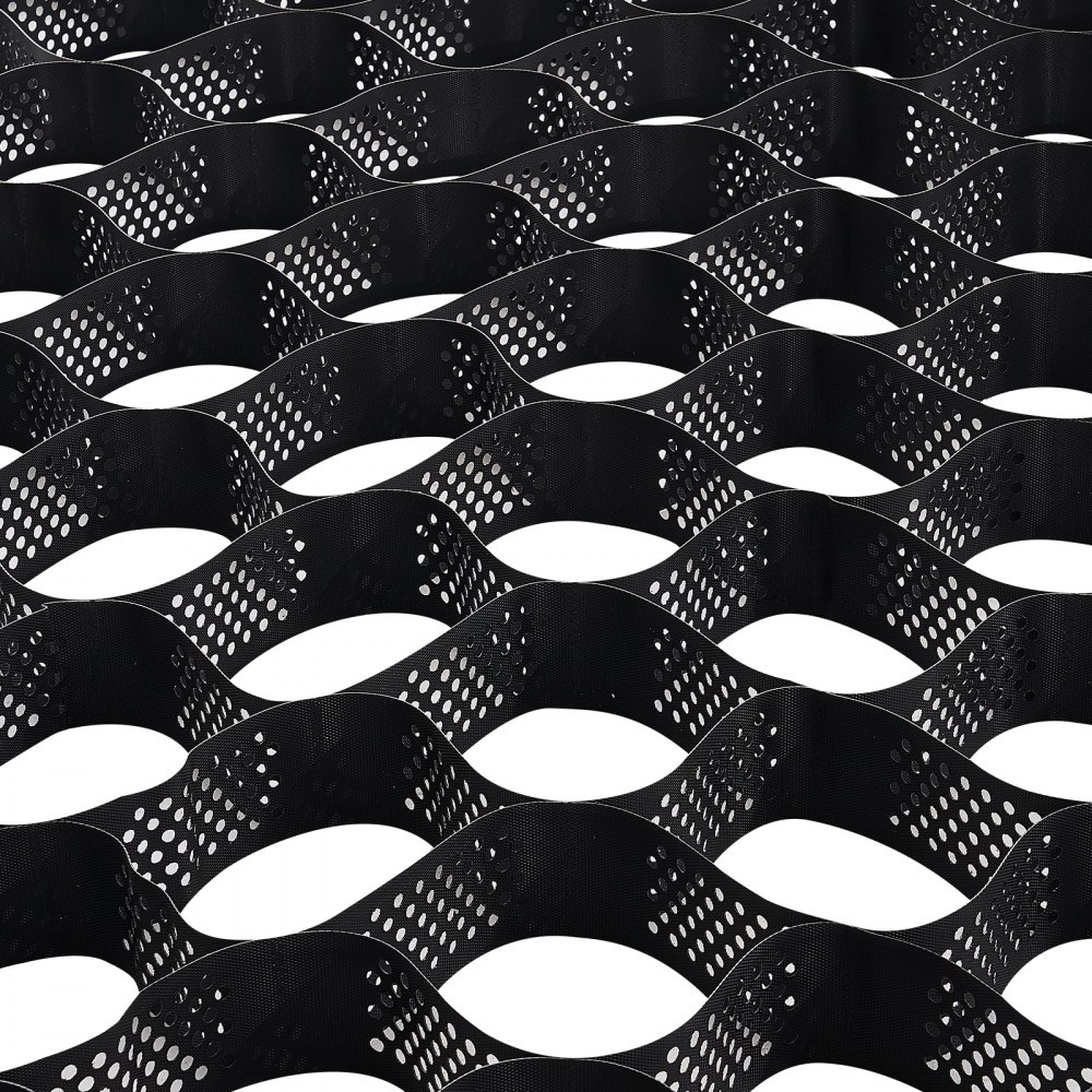 VEVOR Gravel Grid, 100mm Depth, 5.2 x 2.7m, 853kg Per Sq ft Grass Ground Retainer, Permeable Geo Grids Driveway Stabilization, for Garden, Patio, Walkway, RV Parking Slopes