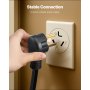 10 ft Dryer Power Cord 3-Prong NEMA 10-30P Dryer Cord w/ Eyelet Connectors