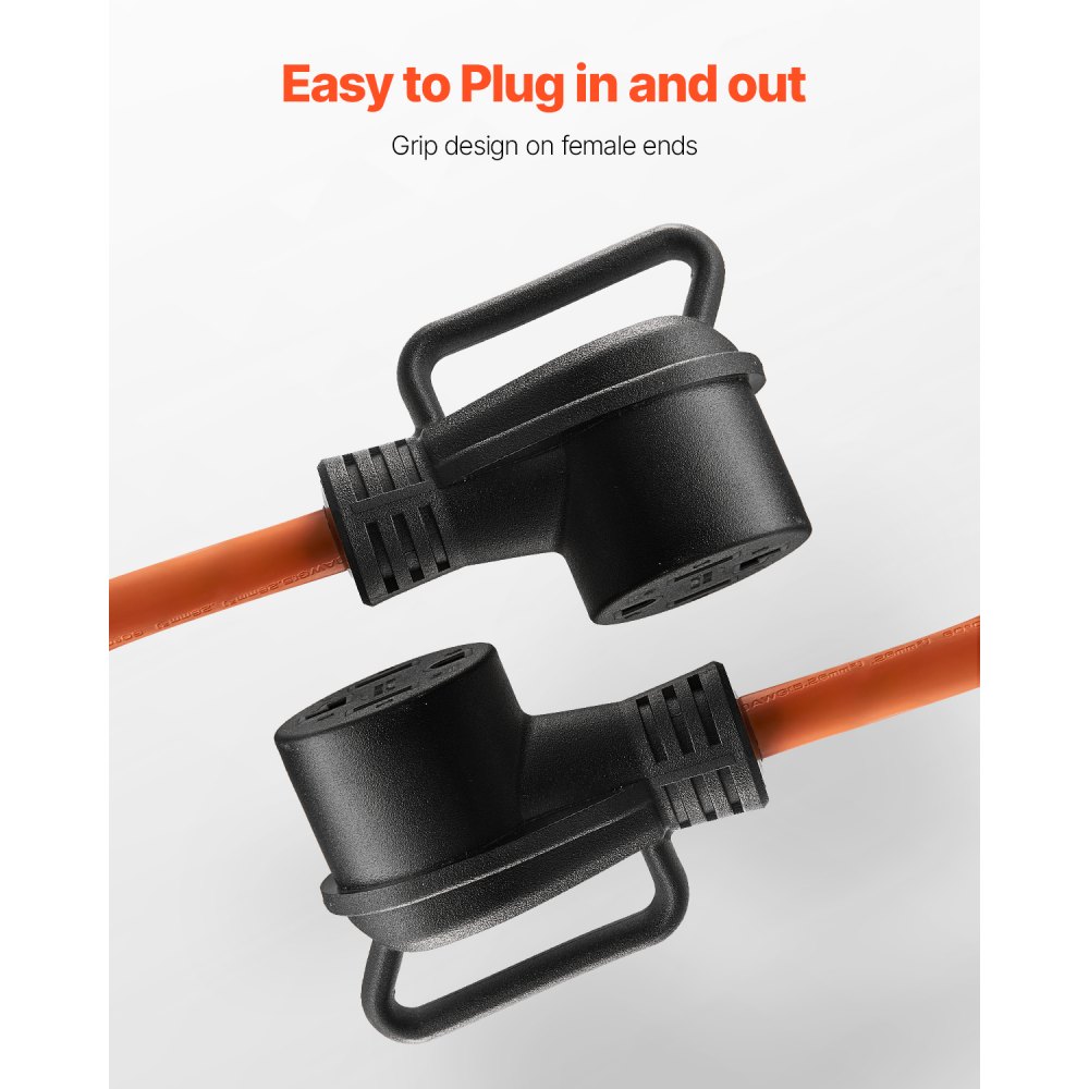 VEVOR 10 ft Dryer Extension Cord, 4-Prong NEMA 14-30P to 14-30R Dryer Cord, 125V/250V, STW 10AWG/4C, 30A, Pure Copper Wire Cable with Black Non-woven Bag and PVC Cable Tie, for Outdoor & Indoor Use