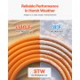 25 ft Dryer Extension Cord 4-Prong NEMA 14-30P to 14-30R Dryer Cord 30A