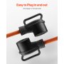 25 ft Dryer Extension Cord 4-Prong NEMA 14-30P to 14-30R Dryer Cord 30A
