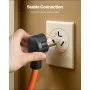 50 ft Dryer Extension Cord 3-Prong NEMA 10-30P to 10-30R Dryer Cord 30A