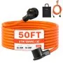 50 ft Dryer Extension Cord 3-Prong NEMA 10-30P to 10-30R Dryer Cord 30A