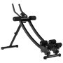 Máquina de ejercicios abdominales VEVOR, equipo de entrenamiento abdominal de doble pista para gimnasio en casa, entrenador de core y abdominales para mujeres, capacidad de peso de 200 kg, equipo de entrenamiento de fuerza, ejercitador de fitness plegable y ajustable.