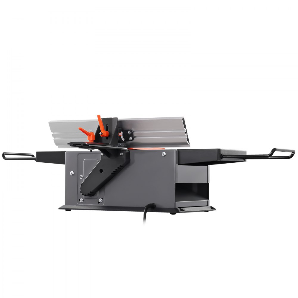 VEVOR Benchtop Spiral Jointer, 8-Inch, 2HP with 10000 RPM, Featuring an 18-Blade Spiral Cutterhead, Extendable Arm to 6.5'', and a 8x42.3'' Worktable with 0-1/8'' Depth Adjustment for Woodcraft