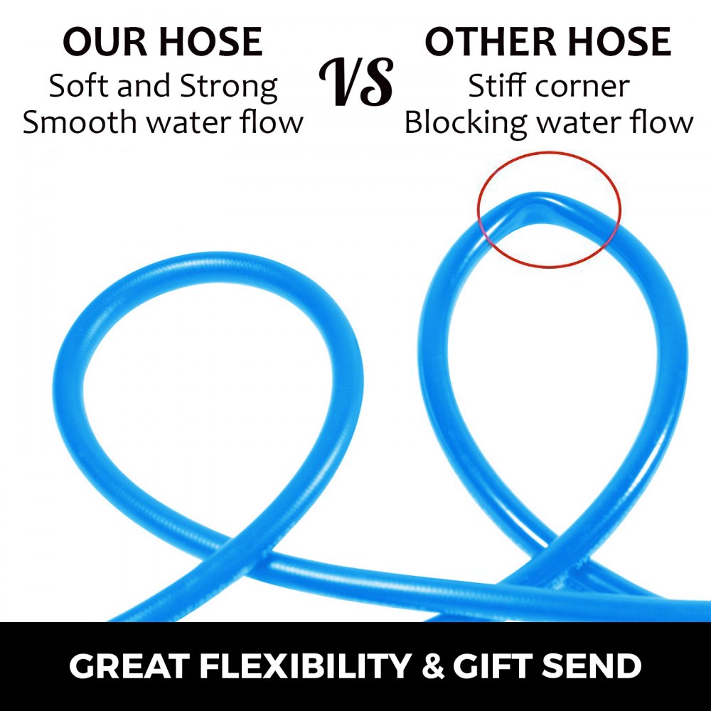 1/4" 150ft Pressure Washer Hose 3000psi Connector Durable Carpet Solution Hose