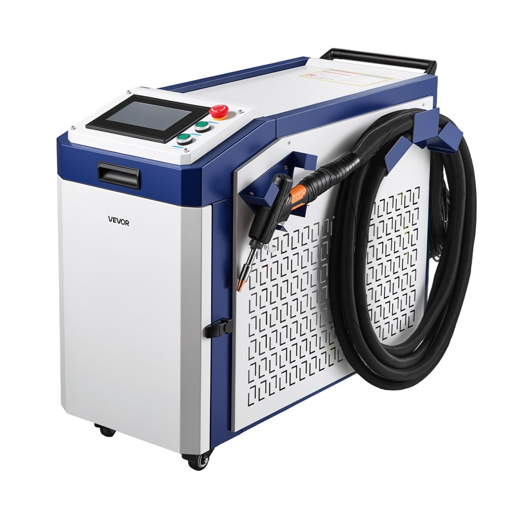VEVOR 2000W 4-in-1 Laser Welder, Cutter, Rust Remover & Weld Cleaner, Multi-Functional Laser Welding Cutting Machine with Complete Accessories & Water Cooling for Workshops, 198–242V Single-Phase