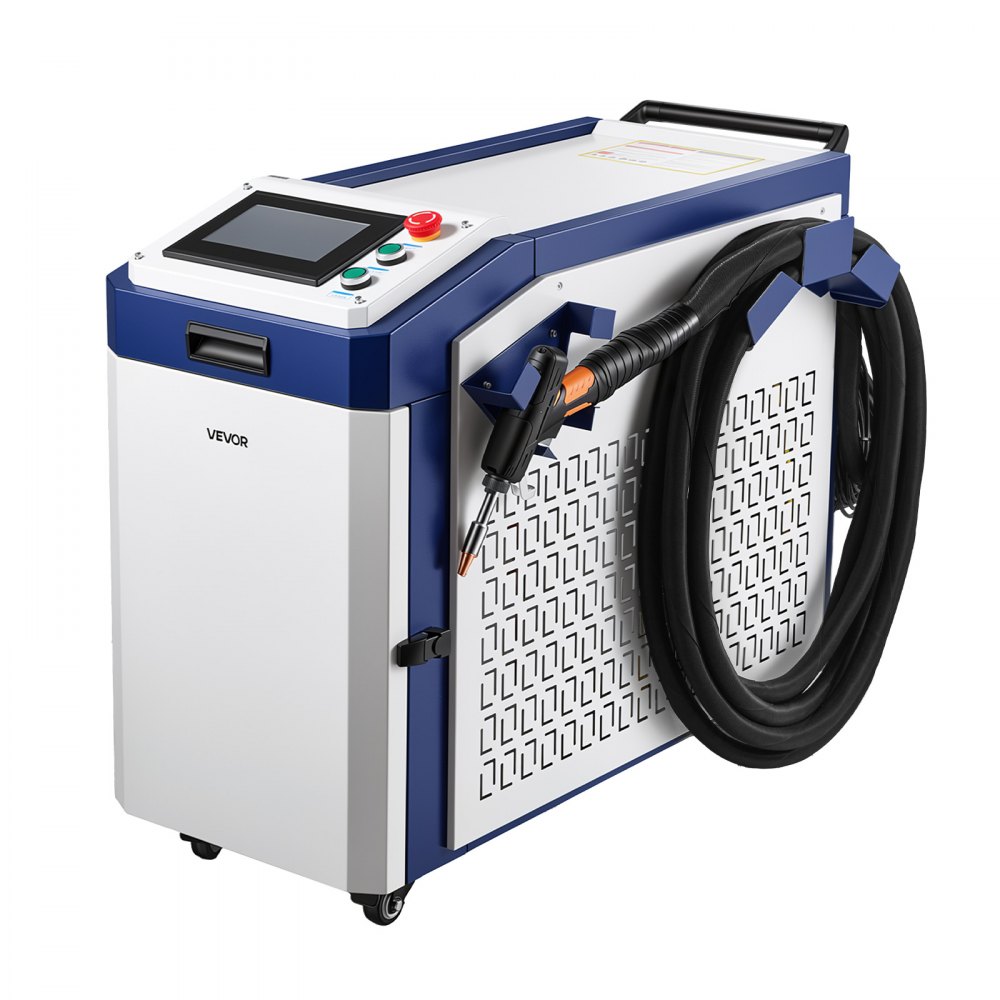 VEVOR 1500W 4-in-1 Laser Welder, Cutter, Rust Remover & Weld Cleaner, Multi-Functional Laser Welding Cutting Machine with Complete Accessories & Water Cooling for Workshops, 198–242V Single-Phase
